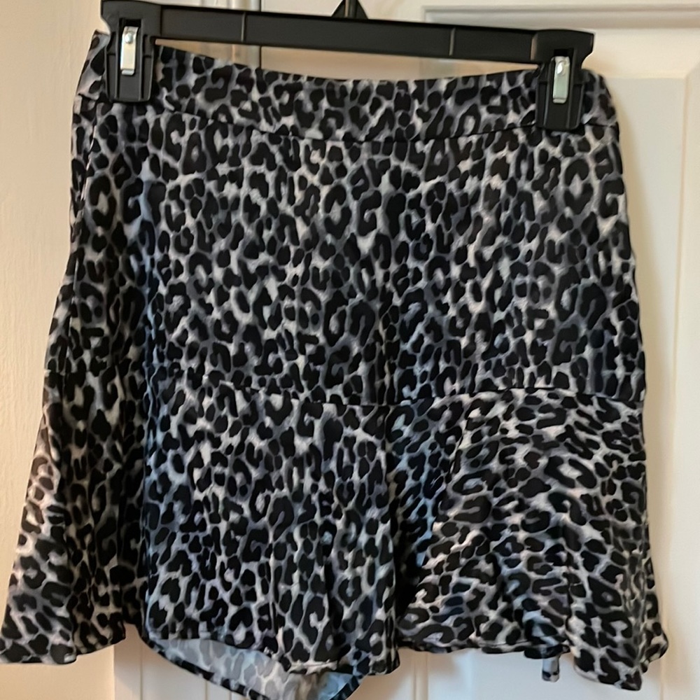 Zara cheetah skirt